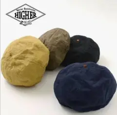 ‼️本日限定価格‼️新品未使用タグ付　HIGHER 綿麻 ウェザー ベレー帽