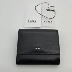 ☆極美品☆FURLA☆フルラ☆二つ折り財布☆ブラック