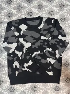 迷彩柄 ニット セーター