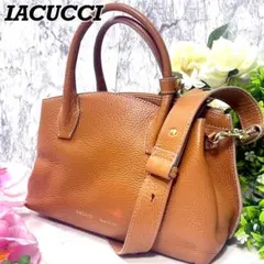 現行 IACUCCI イアクッチ ベラール アルチェ 2WAY シボ革 キャメルのサムネイル