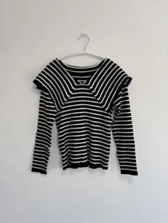 INGNI ボーダーニットトップス