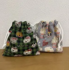 スペシャルセット SALE 猫柄 巾着 ハンドメイド ミニポーチ - メルカリ