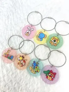 たべっ子どうぶつ キーホルダー 7個セット