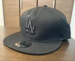 新品未使用　ニューエラキャップ　ロサンゼルスドジャース　ブラック/ブラック