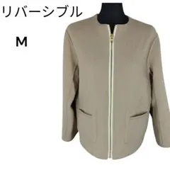 ★ジャケット リバーシブル 両方 М リバーシブル ベージュ