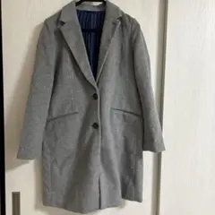 【最終値下】グレー チェスターコート 2つボタン L