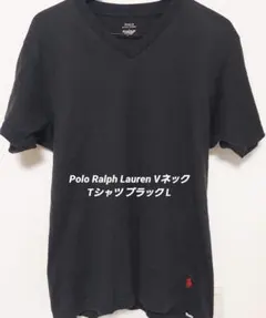 Polo Ralph Lauren Vネック Tシャツ ブラック Lのサムネイル