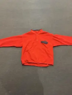 patagonia フリース スナップt レッド　Lサイズ