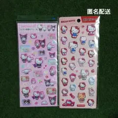 サンリオキャラクターズ ラメ入り 樹脂もりシール ハローキティ ぷっくりシール