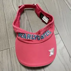 PEARLY GATES ピンク バイザー