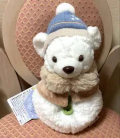 定価以下　新品未使用　ダッフィー ショルダーバッグ 雪だるま　ポーチ