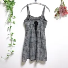 イング【Ｍ】グレー　ニット　キャミ　上品　コーディネート　秋冬　お洒落　デート