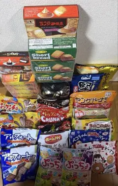 【アミューズメント景品】パックンチョブラックサンダービスコなど詰め合わせ アミューズメント景品】パックンチョブラックサンダービスコなど