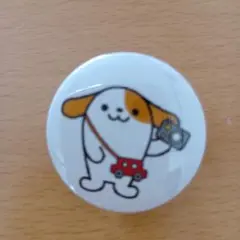 みちまるくん 缶バッジ　カメラのサムネイル