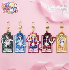 セーラームーン　グリッターアクリルキーホルダー　フルコンプリートセット