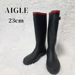 AIGLE ブラック ロングブーツ　36(23cm)