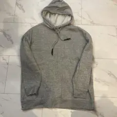 ZARA グレー フード付きパーカー M