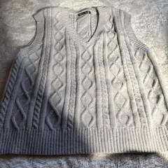 ニットベスト　グレー⭐︎SHEIN Sサイズ