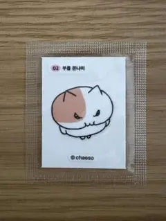 もちにゃみ CU コラボ ステッカー シール 韓国限定