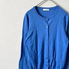 a.v.v standard カーディガン ニット 長袖 クルーネック シンプル