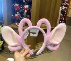 上海ディズニー　スティッチ　エンジェルカチューシャ