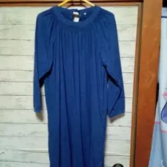 ネイビー 長袖 チュニック