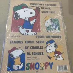 レトロ　スヌーピー下敷き