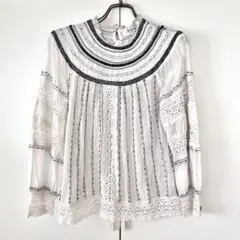 Sea NEW YORK シーニューヨーク 刺繍 ブラウス ホワイトのサムネイル