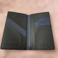 ANA superflyers ×LANVIN 手帳カバー ブラック ネイビー