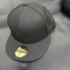 New Era 59FIFTY ブラック キャップ 7 3/8
