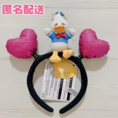 ディズニー ドナルド パルパルーザ クワッキーダックシティ ハート カチューシャ