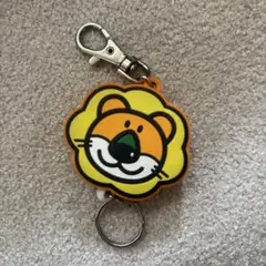 ギンビス たべっ子どうぶつ ライオン ラバーリールキーホルダーのサムネイル