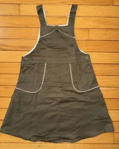 BiquetteClubオリーブグリーン ジャンバースカート 120cm