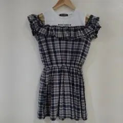 DOLLY RIBBON チェック柄ワンピース 100cm~