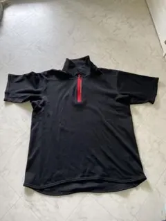 DESCENTE ポロシャツ メンズ XL ブラック 黒