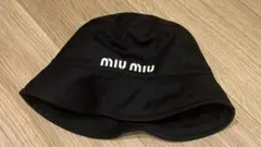 【大SALE❗️】MIUMIU ブラック　バケットハット　サイズSのサムネイル