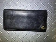 グッチ　GUCCI カーフレザー　折りたたみ　長財布　GGマーモント金具のサムネイル