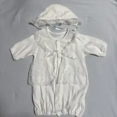 アカチャンホンポ　ベビーセレモニードレス　帽子付き