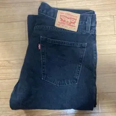 【Levi's】リーバイス 555 ブラックデニム W33 リラックスストレート