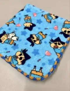 匿名　ミニタオル　クレヨンしんちゃんの風間くん 総柄コンビ　未使用品