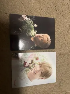 タレントカード 2枚セット 花束