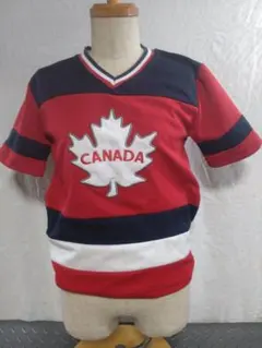 【送料込】Jr.M インラインホッケージャージ　NHL4ネイションズカナダ応援に
