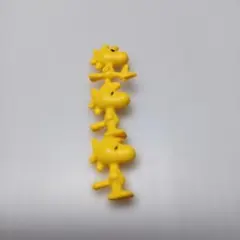 スヌーピー　ウッドストック　３連フィギュア