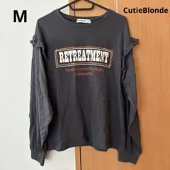 MシューラルーキューティーブロンドCutieBlondeフリル付き長袖Tシャツのサムネイル