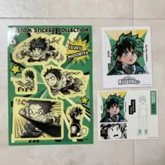 僕のヒーローアカデミア　ヒロアカ　緑谷　出久　カスタムステッカー　フォトカード