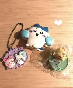 ちいかわ　３点セット　ハチワレ　カニ　モモンガ　チャーム　チョコサプ　シーサー