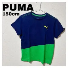 PUMA Tシャツ 150cm ネイビー/グリーン