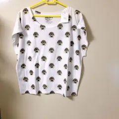 新品 ブルーブルーエ ハリネズミプリント Tシャツのサムネイル