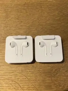 【新品未使用】iPhone Apple イヤホン（有線）ライトニング　２個セット