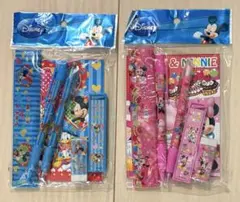ミッキー&フレンズ　6点文具セット　 2種
